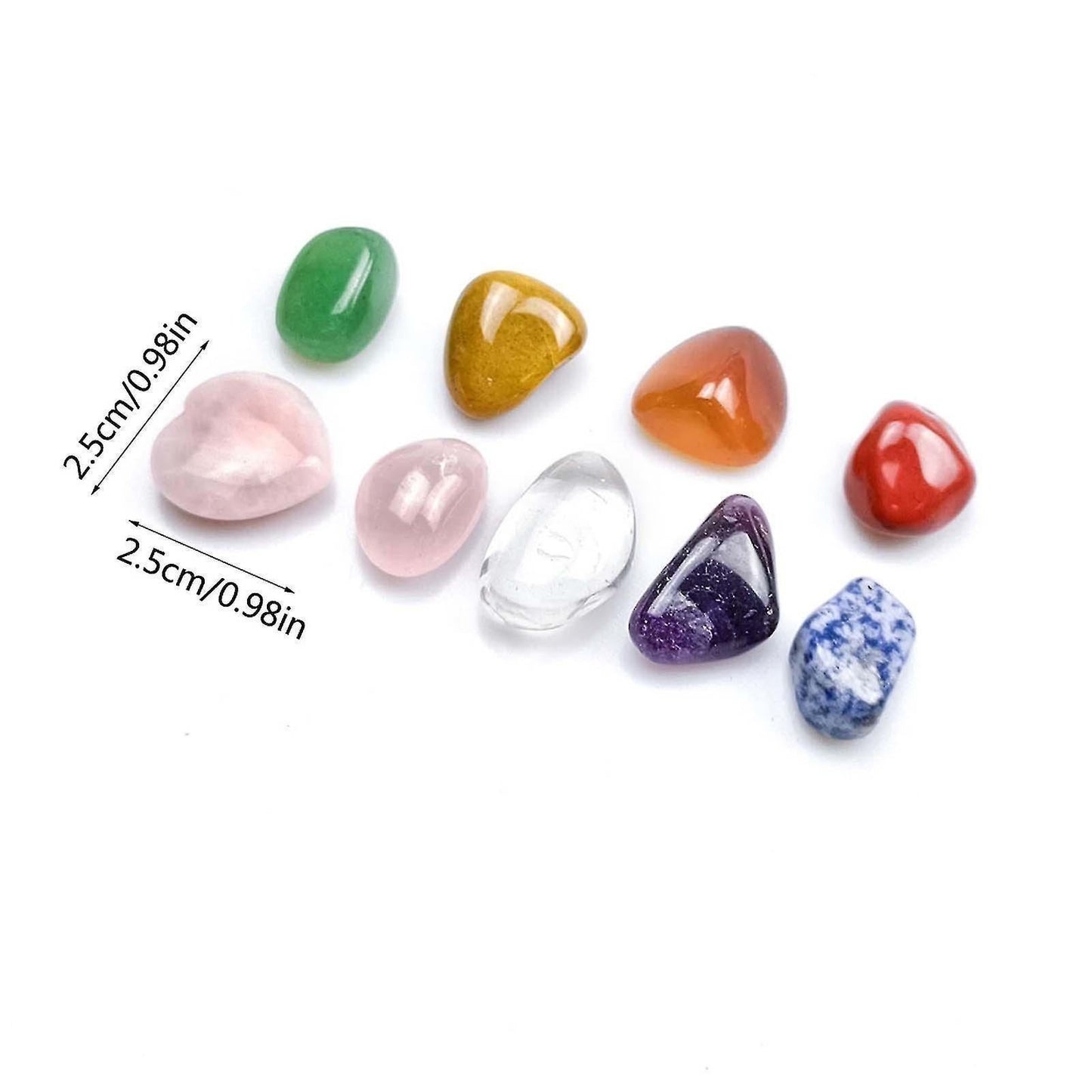 Seven Chakra Tumbled Stone Set