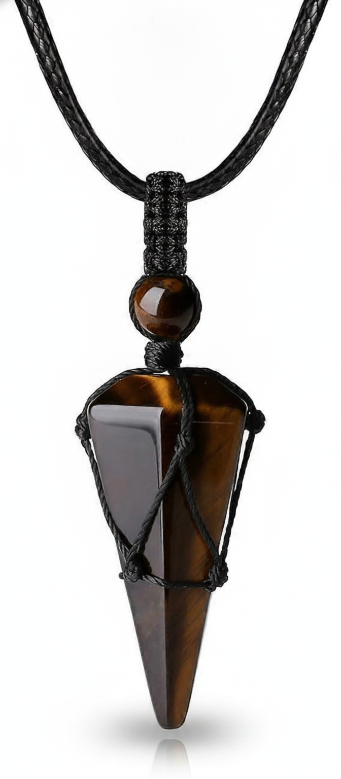 Tiger Eye Pendant Necklace