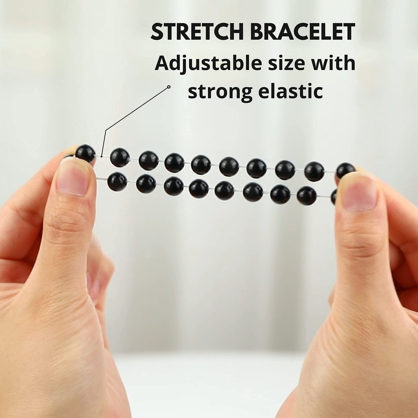Obsidian Intention Bracelet, 10mm