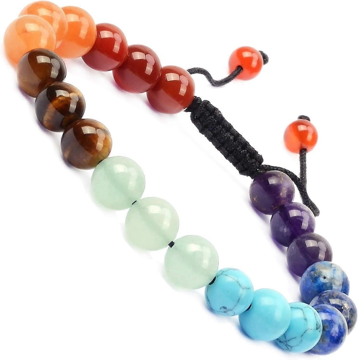 7 Chakra Intention Bracelet, 8mm (III)