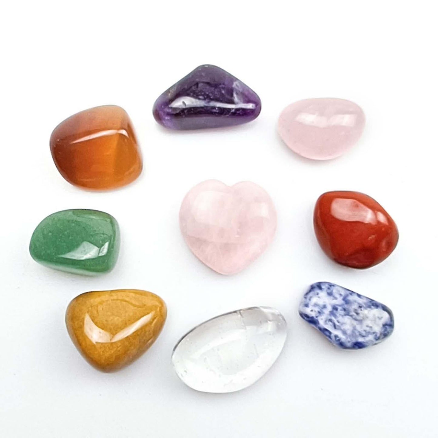 Seven Chakra Tumbled Stone Set