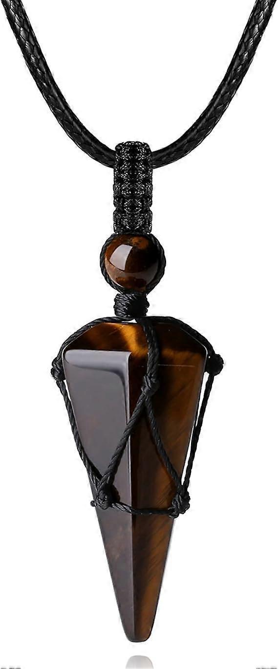 Tiger Eye Pendant Necklace