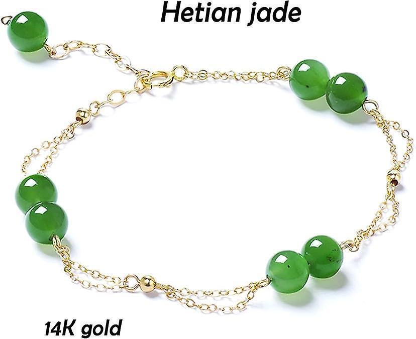 Jasper & Clear Quartz Intention Bracelet, Green