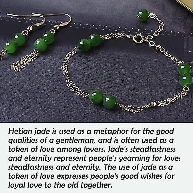 Jasper & Clear Quartz Intention Bracelet, Green