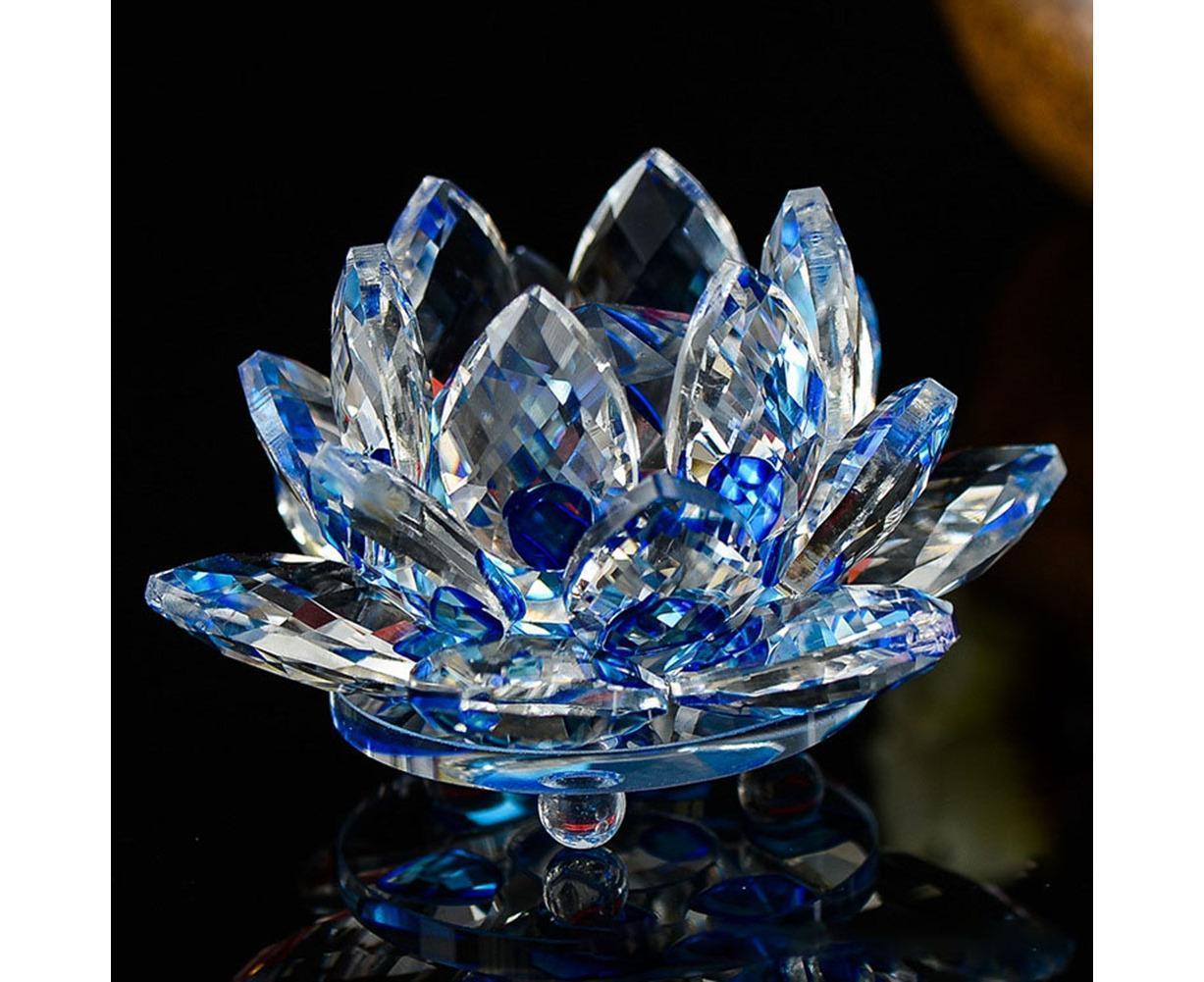 Crystal Lotus Flower Figurine