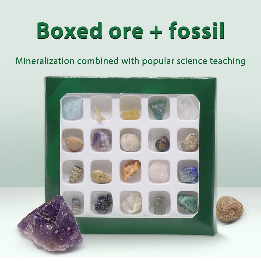 20 Piece Mini Crystal and Gemstone Specimen Set