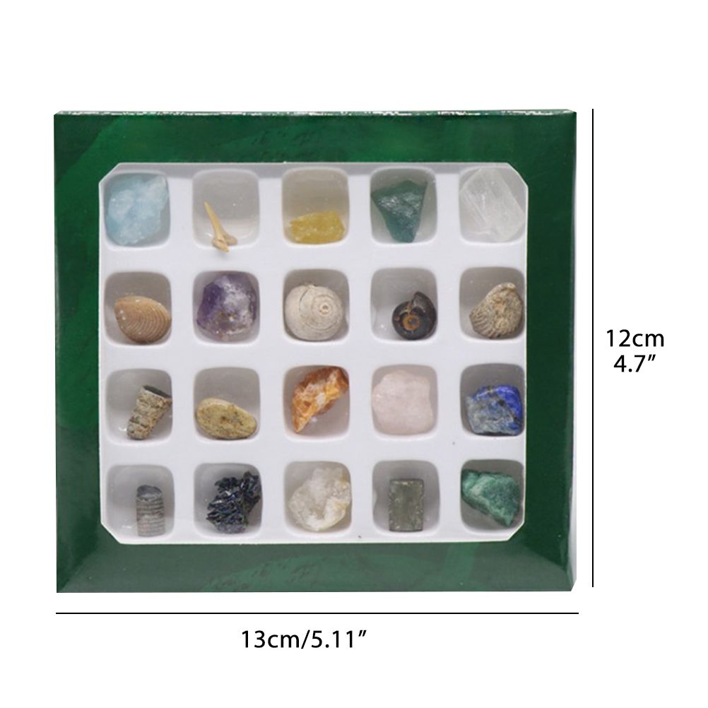 20 Piece Mini Crystal and Gemstone Specimen Set