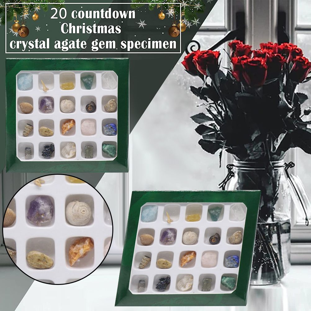 20 Piece Mini Crystal and Gemstone Specimen Set