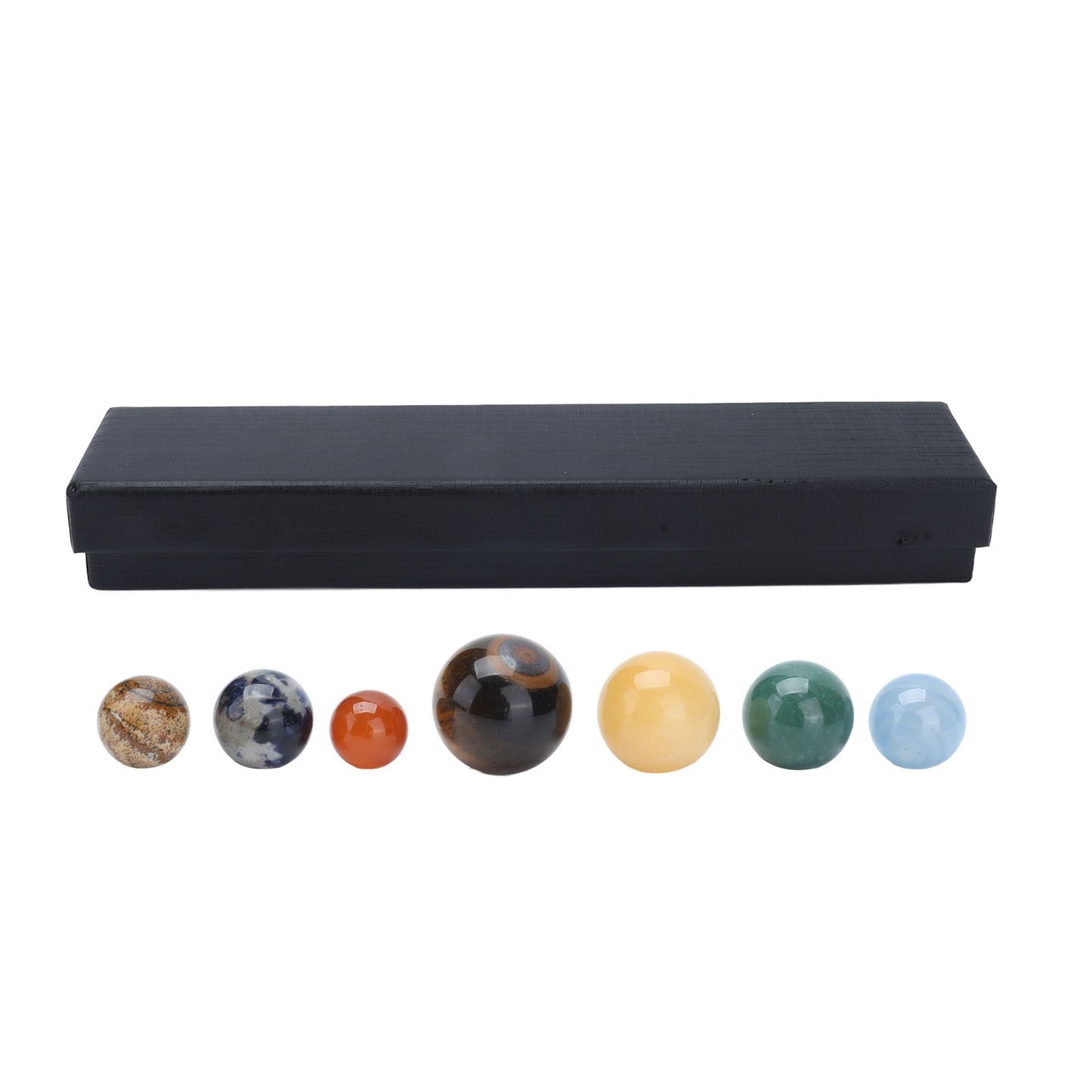 8 Planets Crystal Sphere Set
