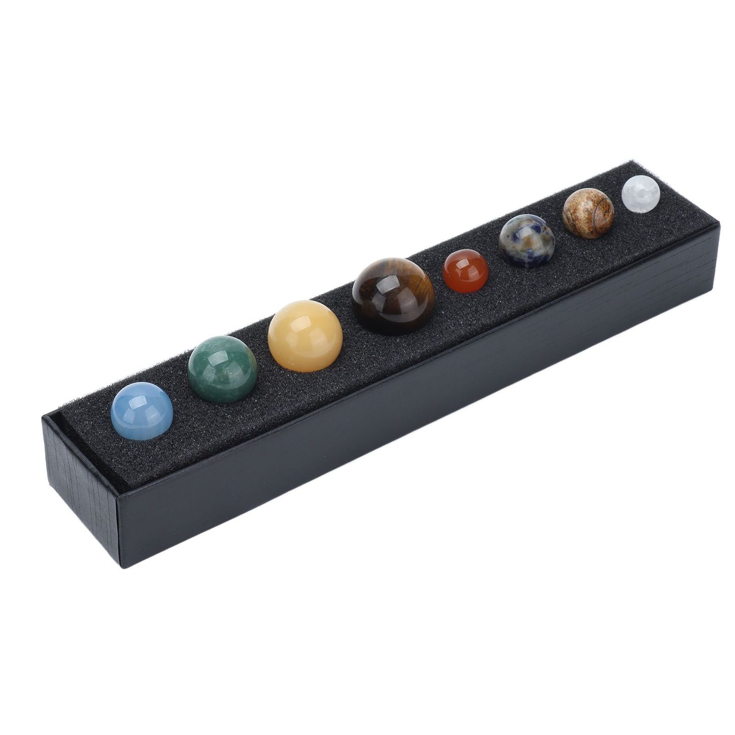 8 Planets Crystal Sphere Set