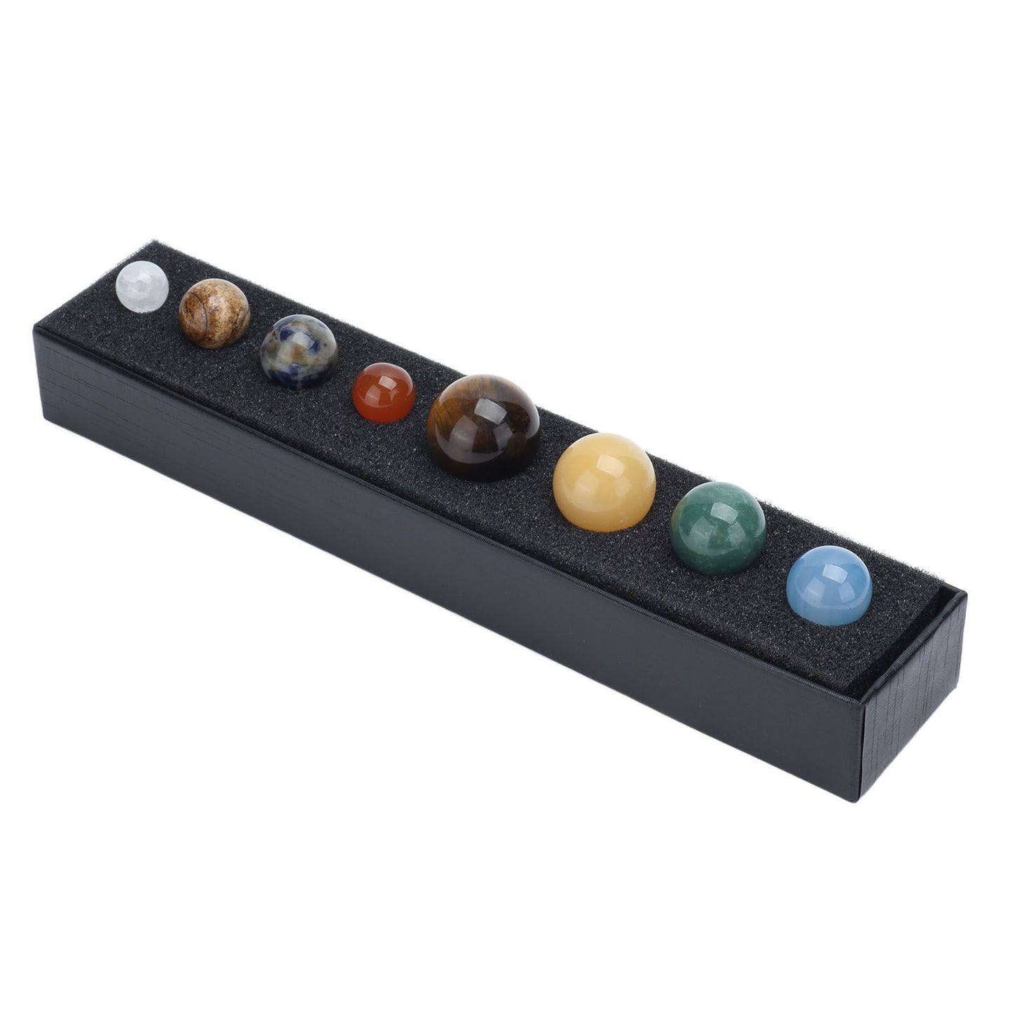 8 Planets Crystal Sphere Set