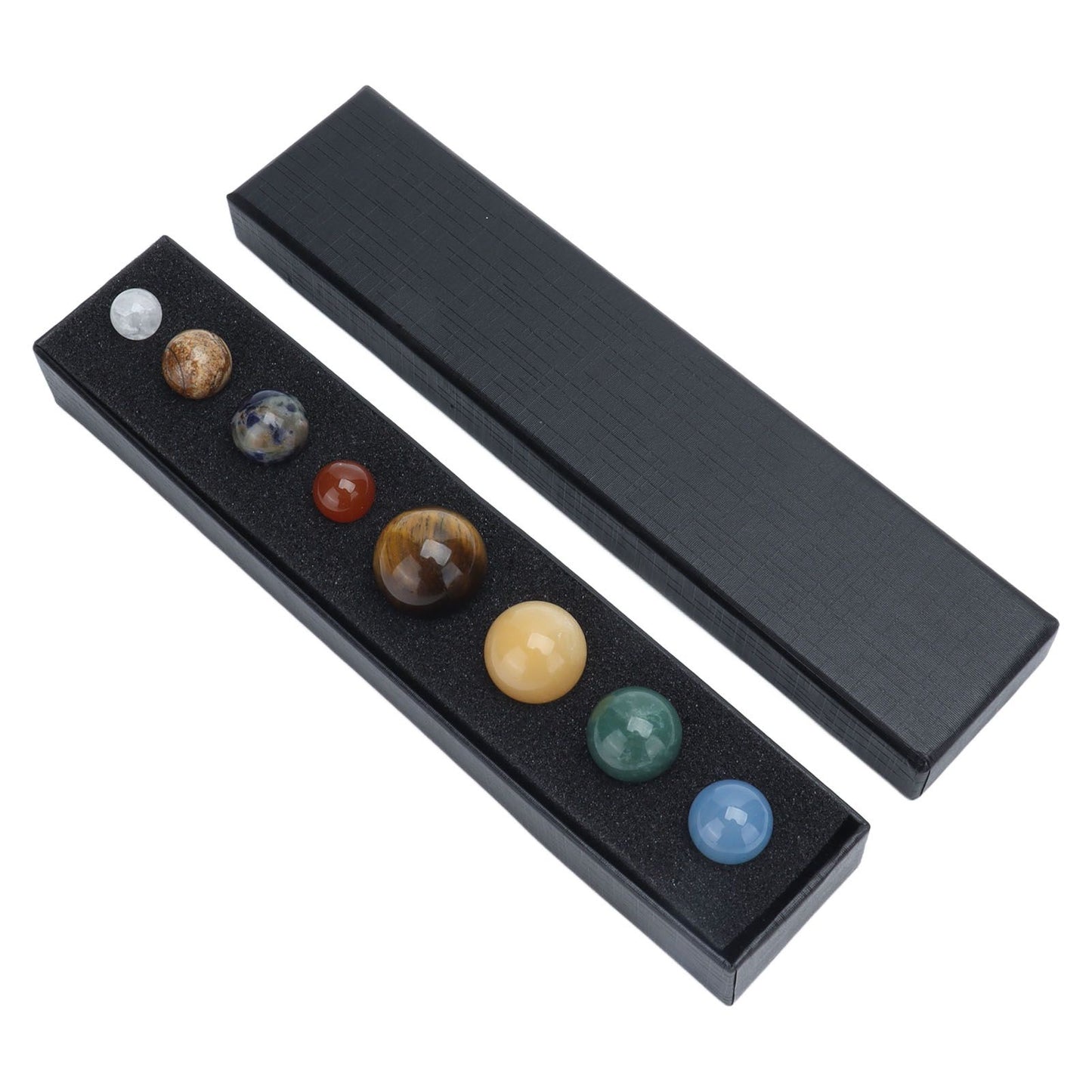 8 Planets Crystal Sphere Set