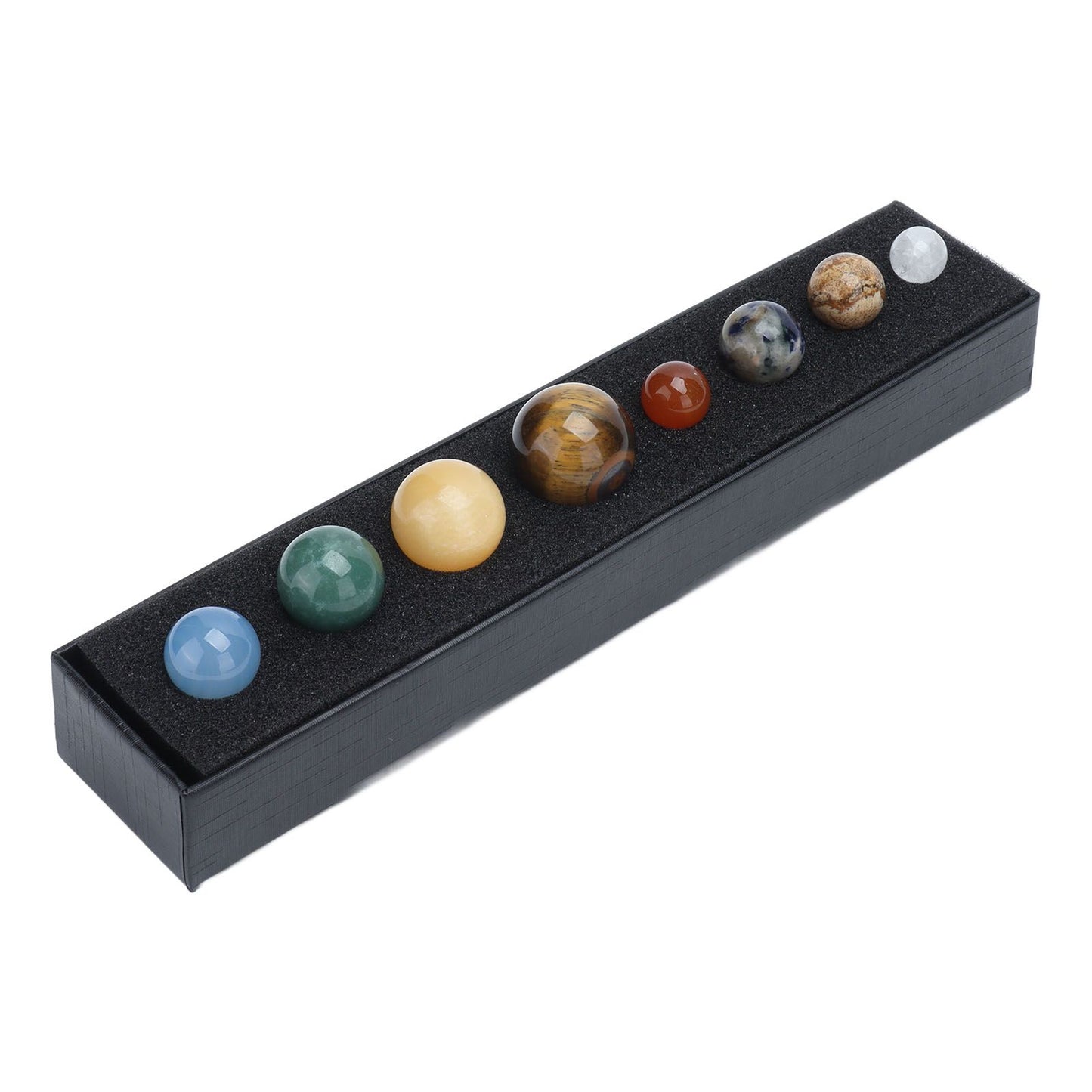 8 Planets Crystal Sphere Set